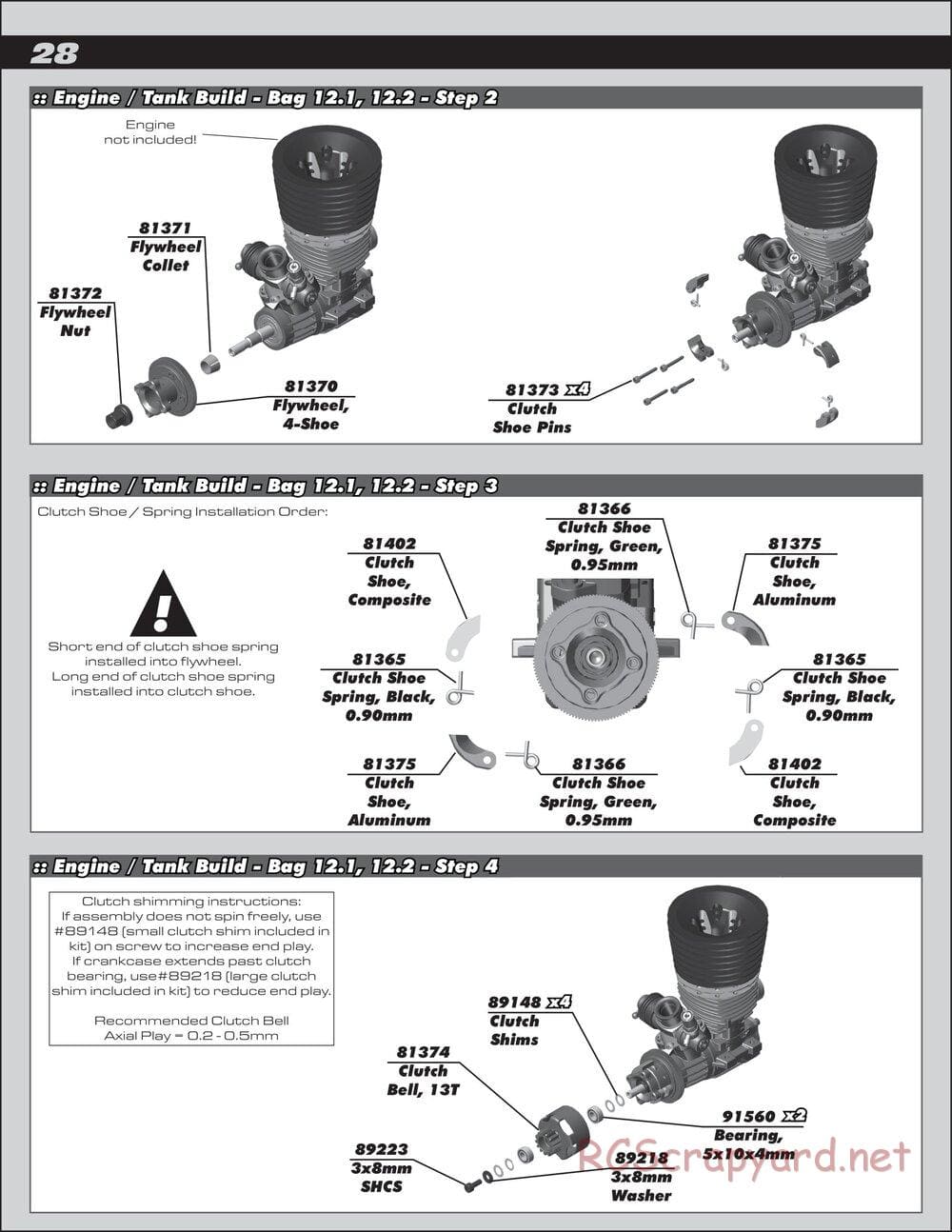 Team Associated - RC8T3.1 Team - Manual - Page 28