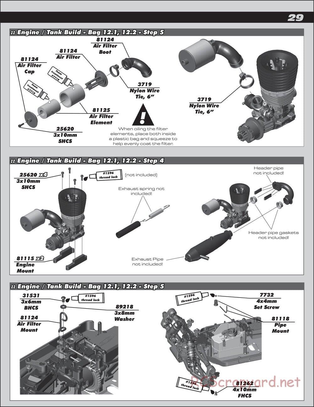 Team Associated - RC8T3.1 Team - Manual - Page 29