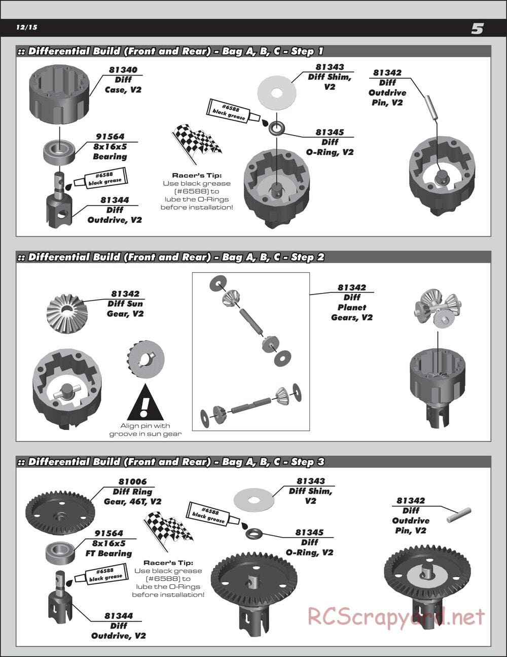 Team Associated - RC8T3 Team - Manual - Page 5