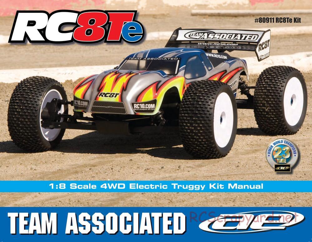 Team Associated - RC8Te - Manual - Page 1