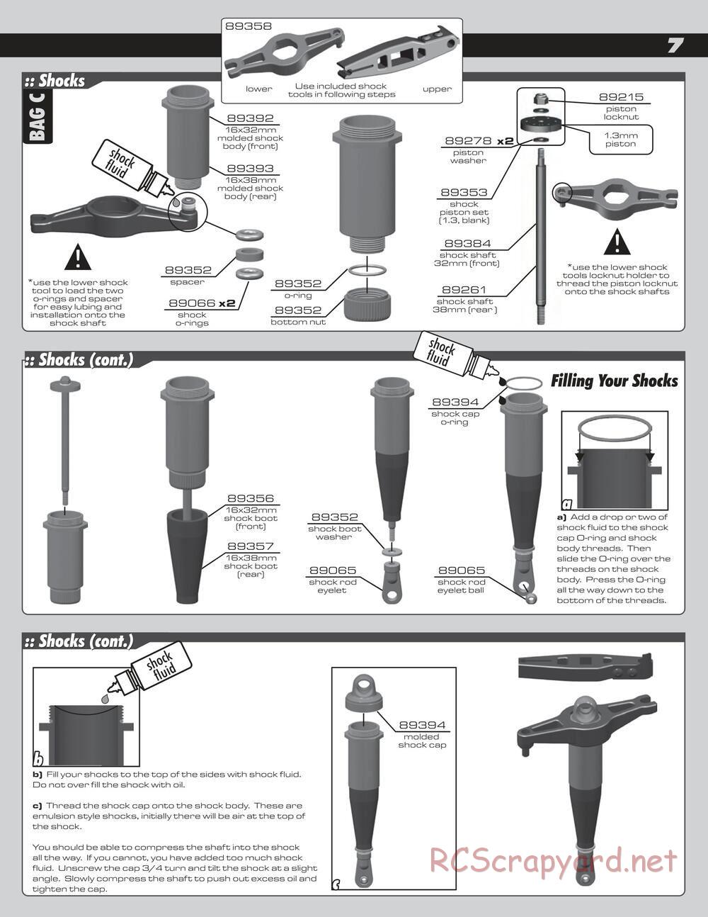 Team Associated - RC8Te - Manual - Page 7