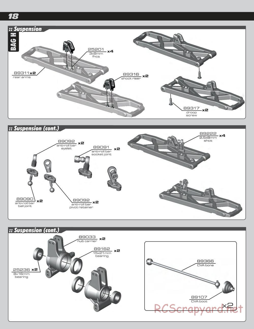 Team Associated - RC8Te - Manual - Page 18