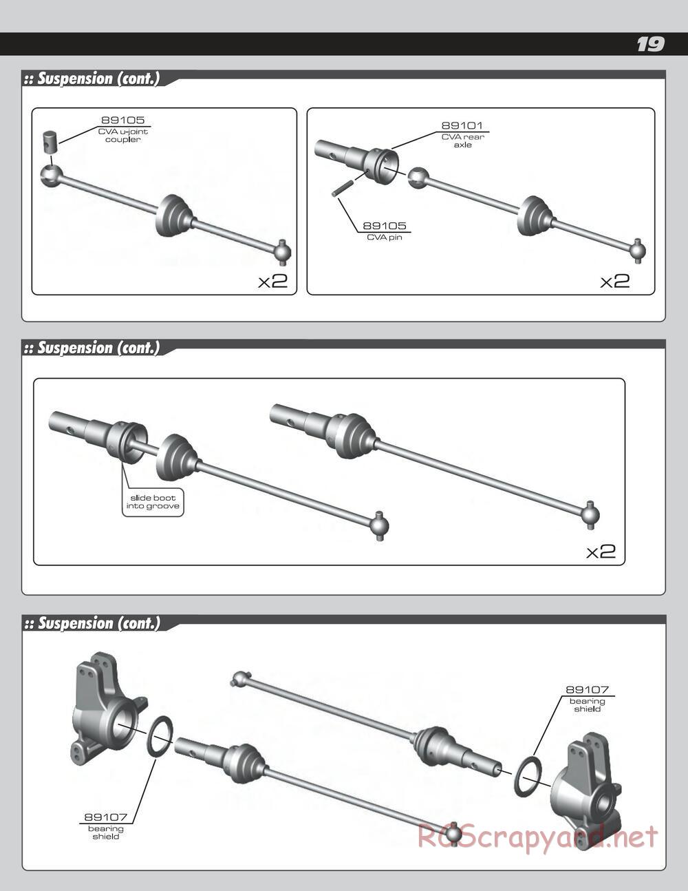 Team Associated - RC8Te - Manual - Page 19