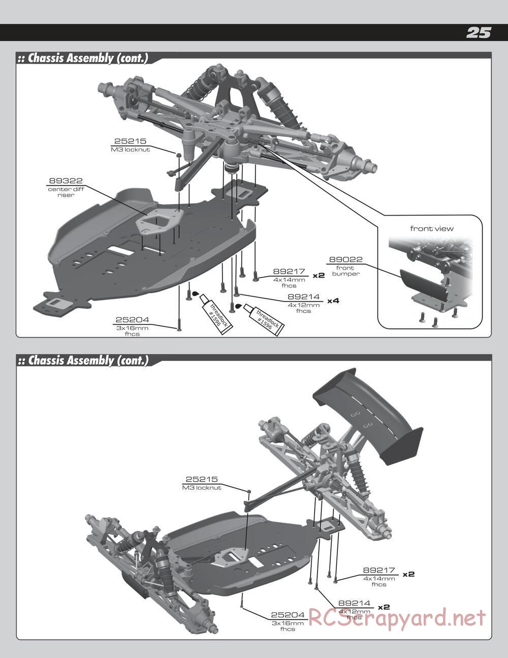 Team Associated - RC8Te - Manual - Page 25