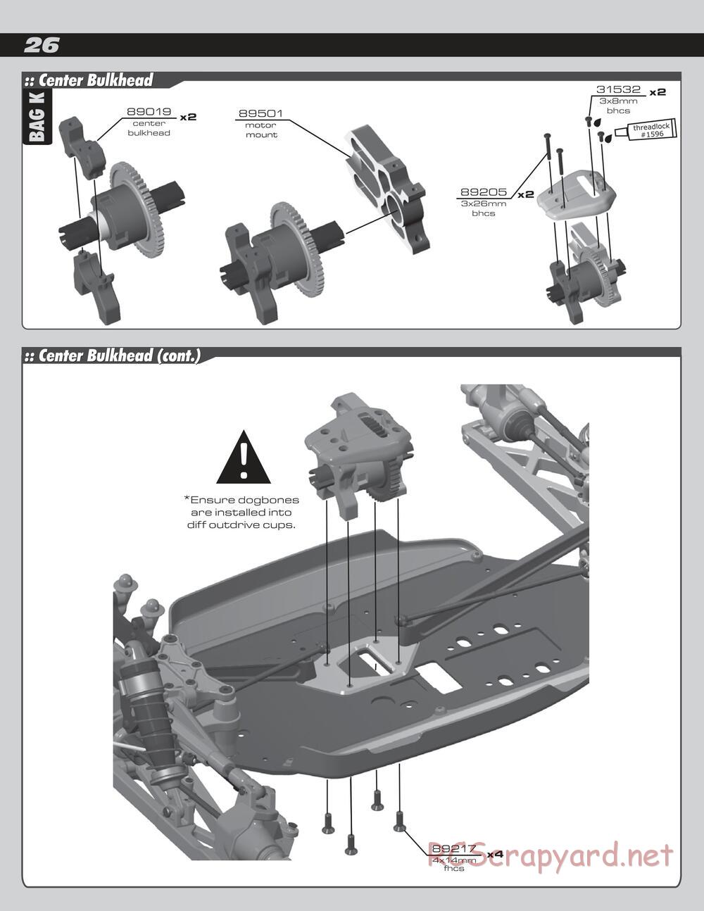 Team Associated - RC8Te - Manual - Page 26