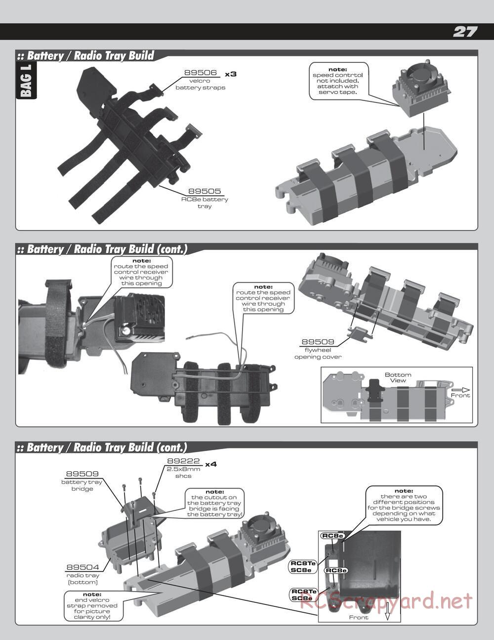 Team Associated - RC8Te - Manual - Page 27