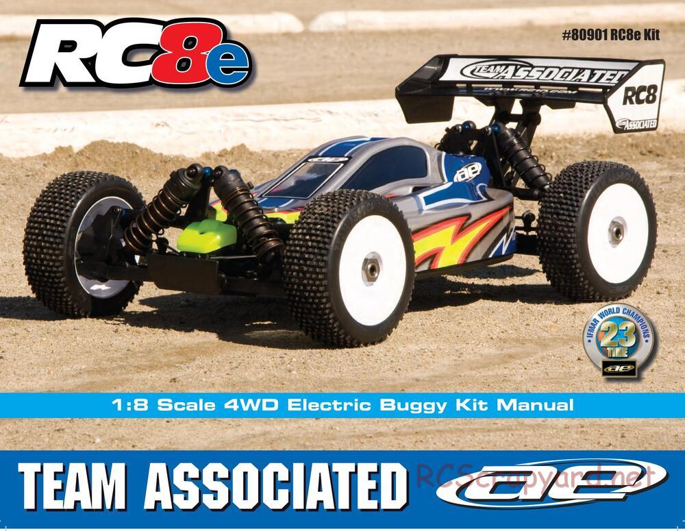 Team Associated - RC8e - Manual - Page 1