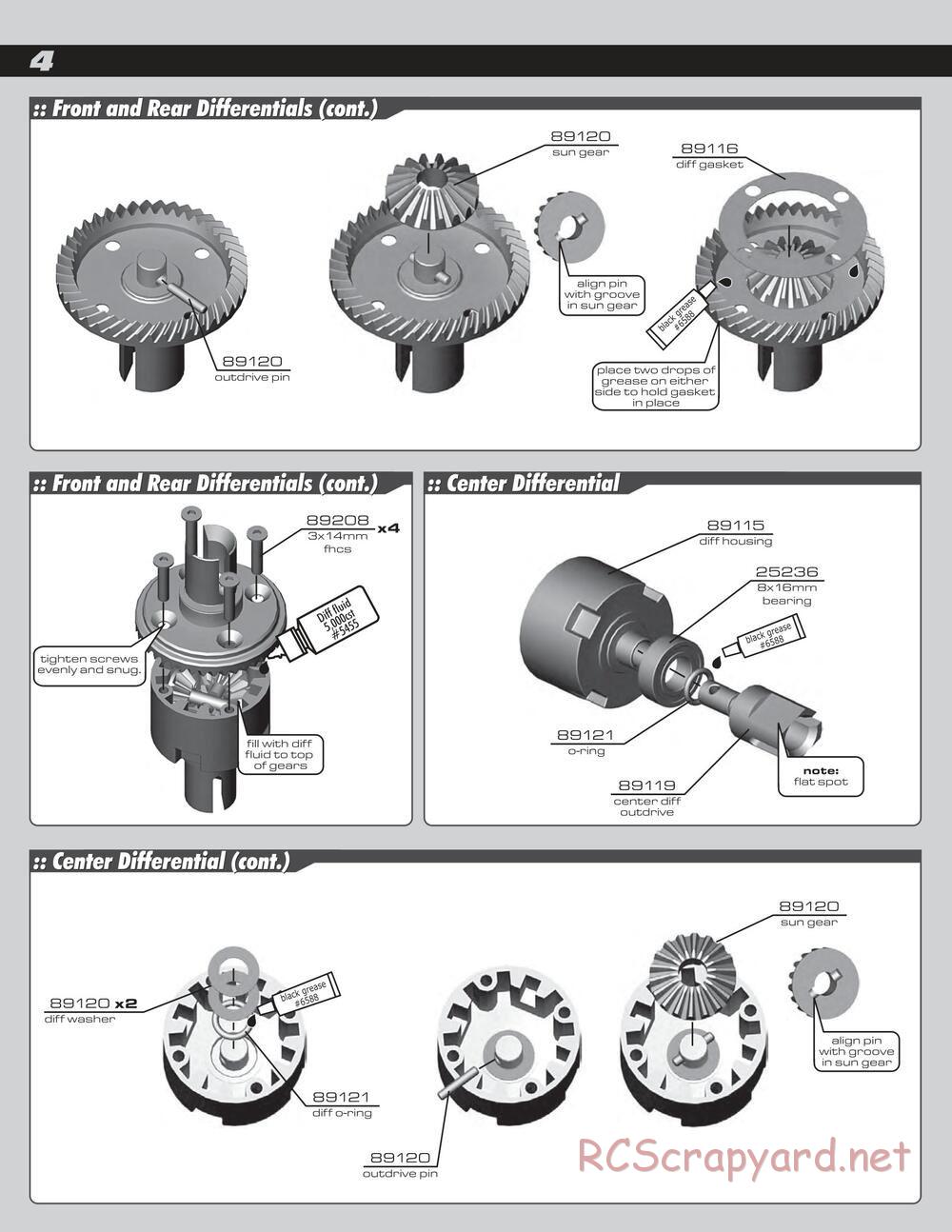 Team Associated - RC8e - Manual - Page 4