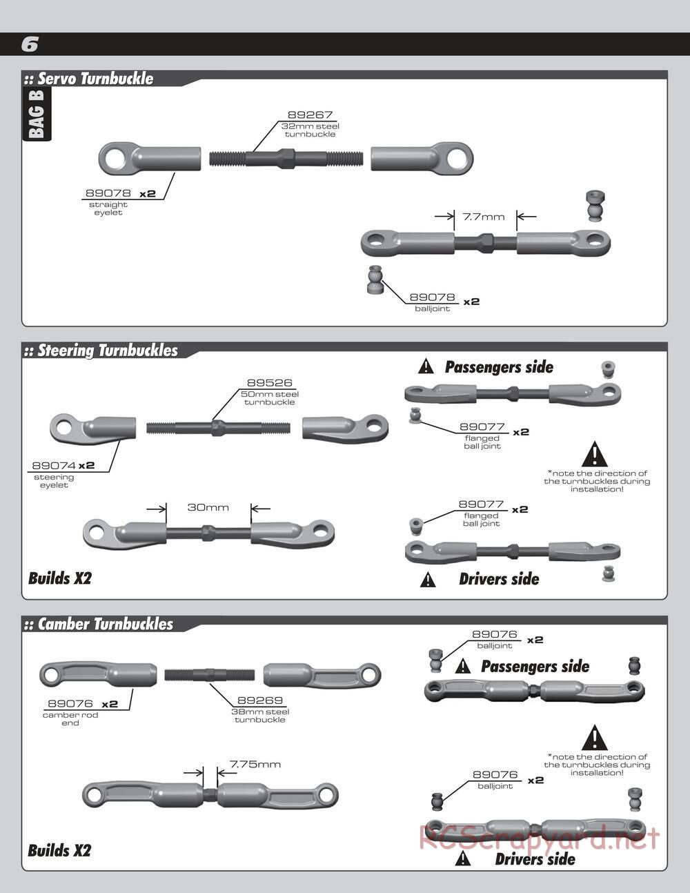 Team Associated - RC8e - Manual - Page 6