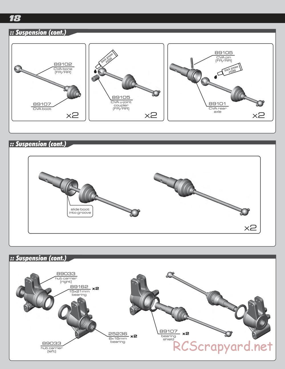 Team Associated - RC8e - Manual - Page 18