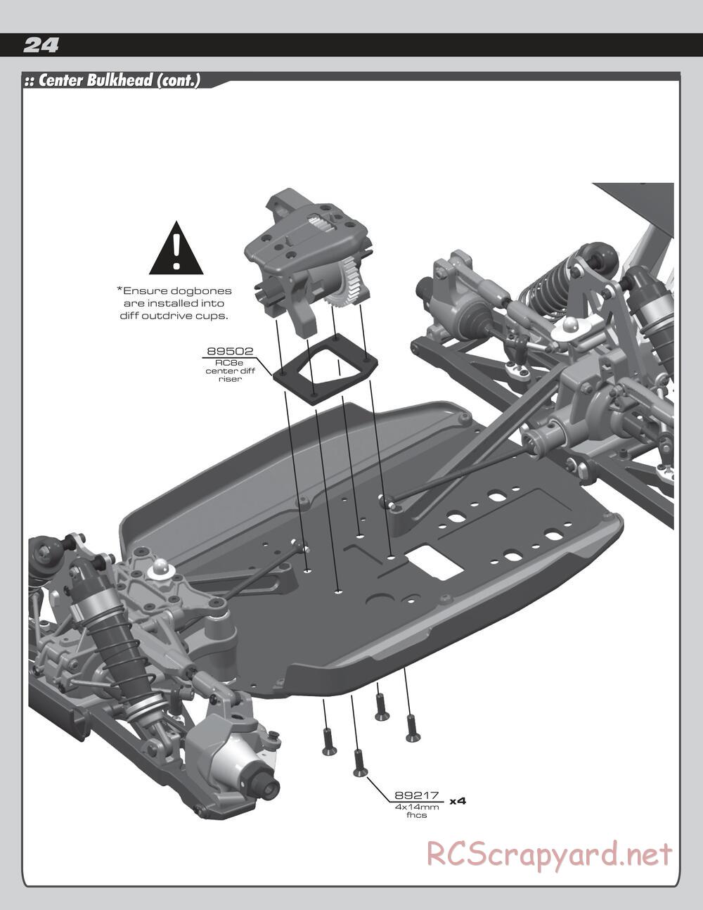 Team Associated - RC8e - Manual - Page 24