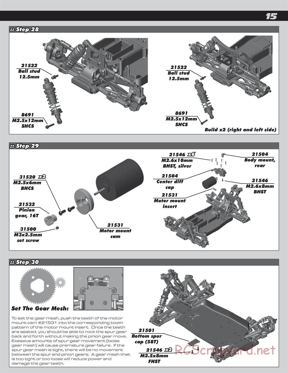 Team Associated - Reflex 14B - Manual - Page 15