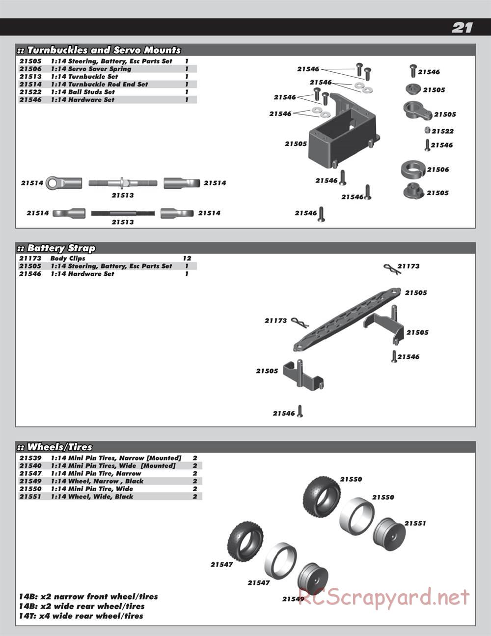 Team Associated - Reflex 14B - Manual - Page 21