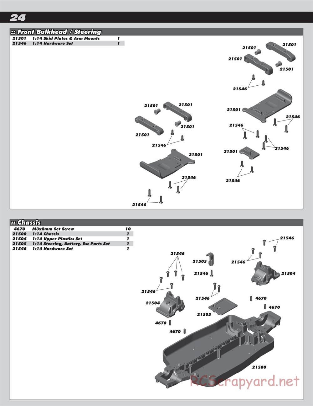 Team Associated - Reflex 14B - Manual - Page 24