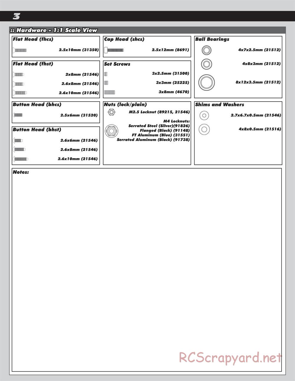 Team Associated - Reflex 14T - Manual - Page 3