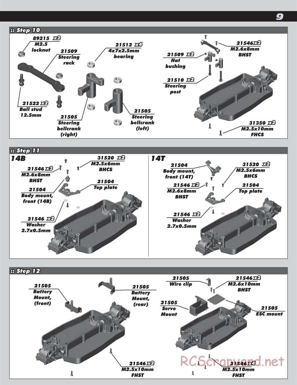 Team Associated - Reflex 14T - Manual - Page 9