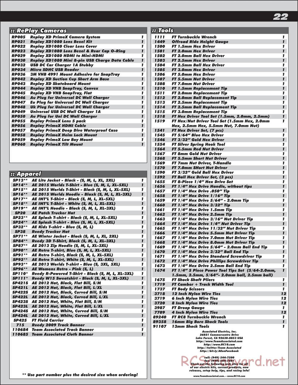 Team Associated - Reflex 1:18 Buggy - Manual - Page 22