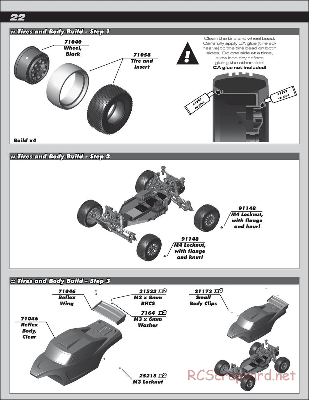 Team Associated - Reflex DB10 - Manual - Page 22