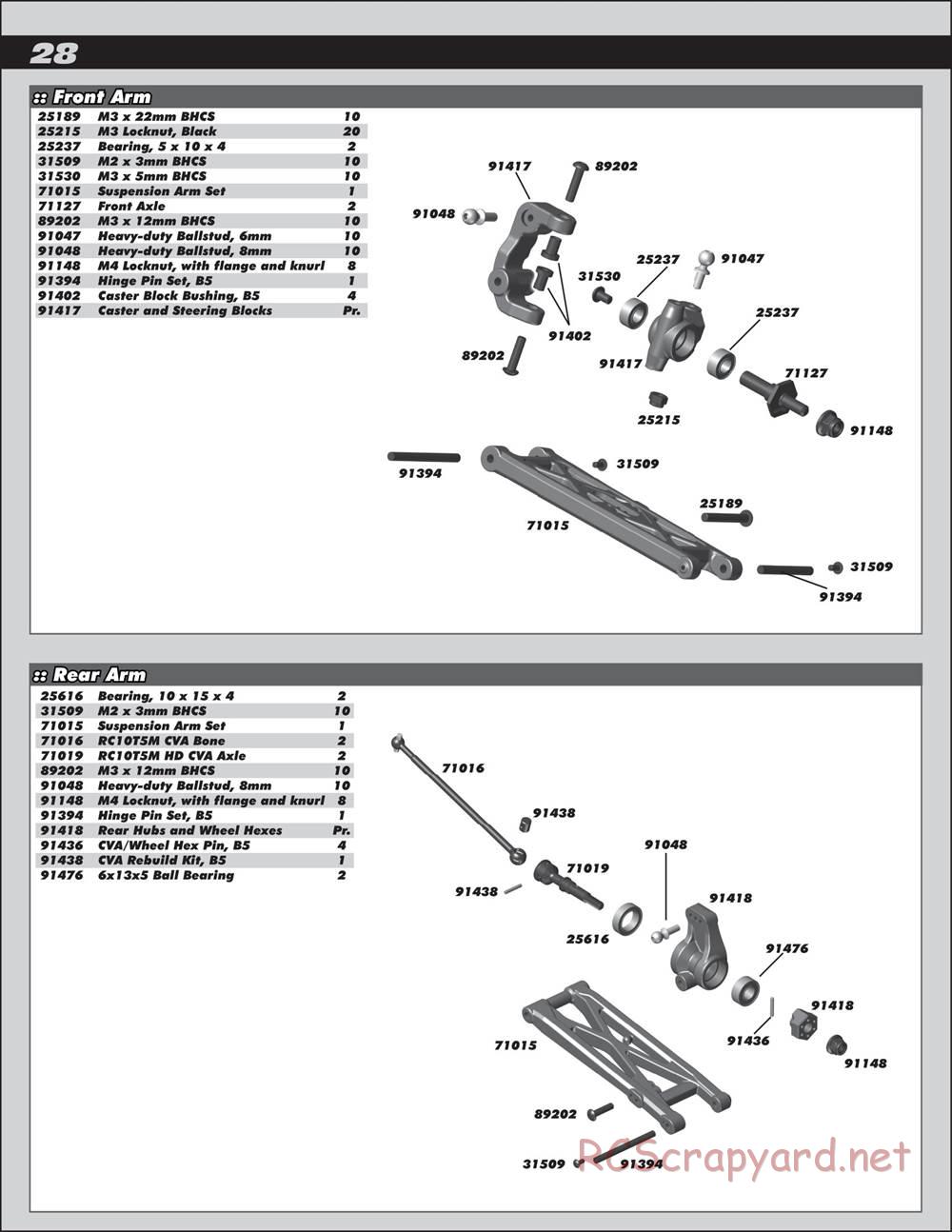 Team Associated - Reflex DB10 - Manual - Page 28