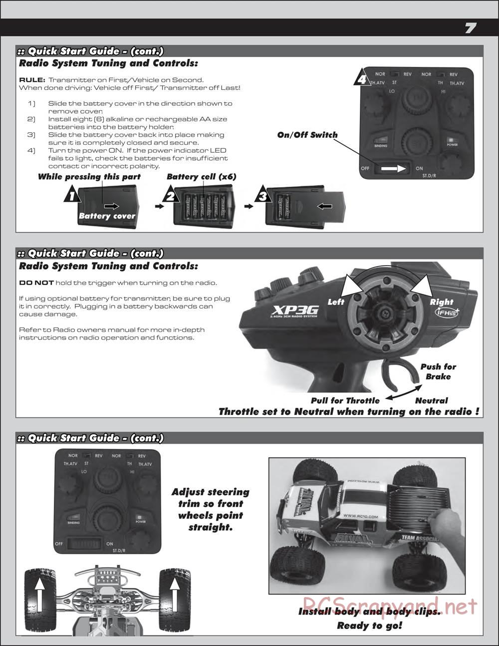 Team Associated - Rival MT - Manual - Page 7