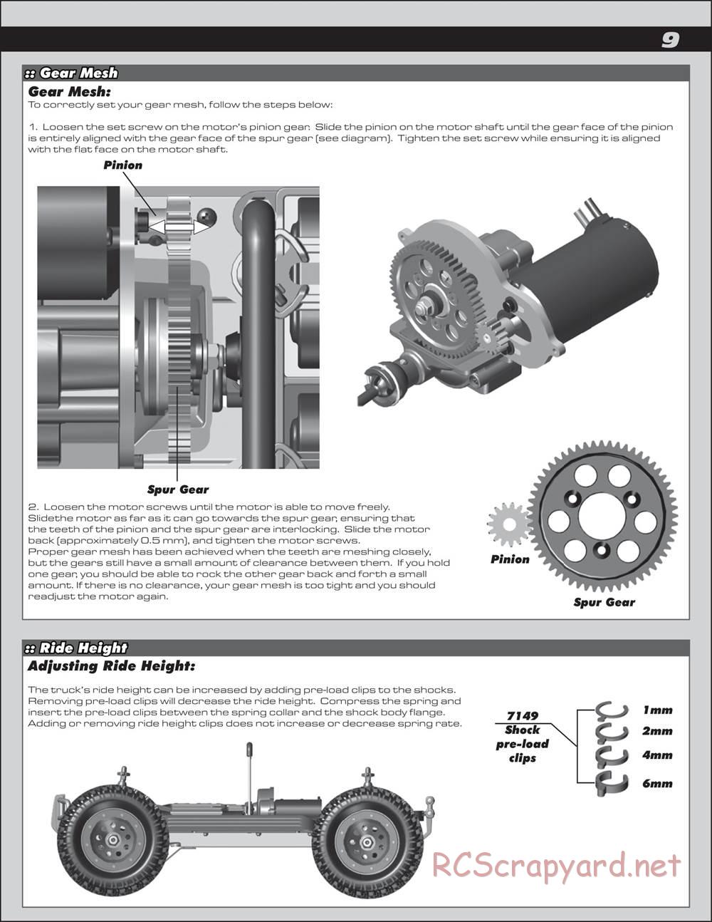 Team Associated - Rival MT - Manual - Page 9