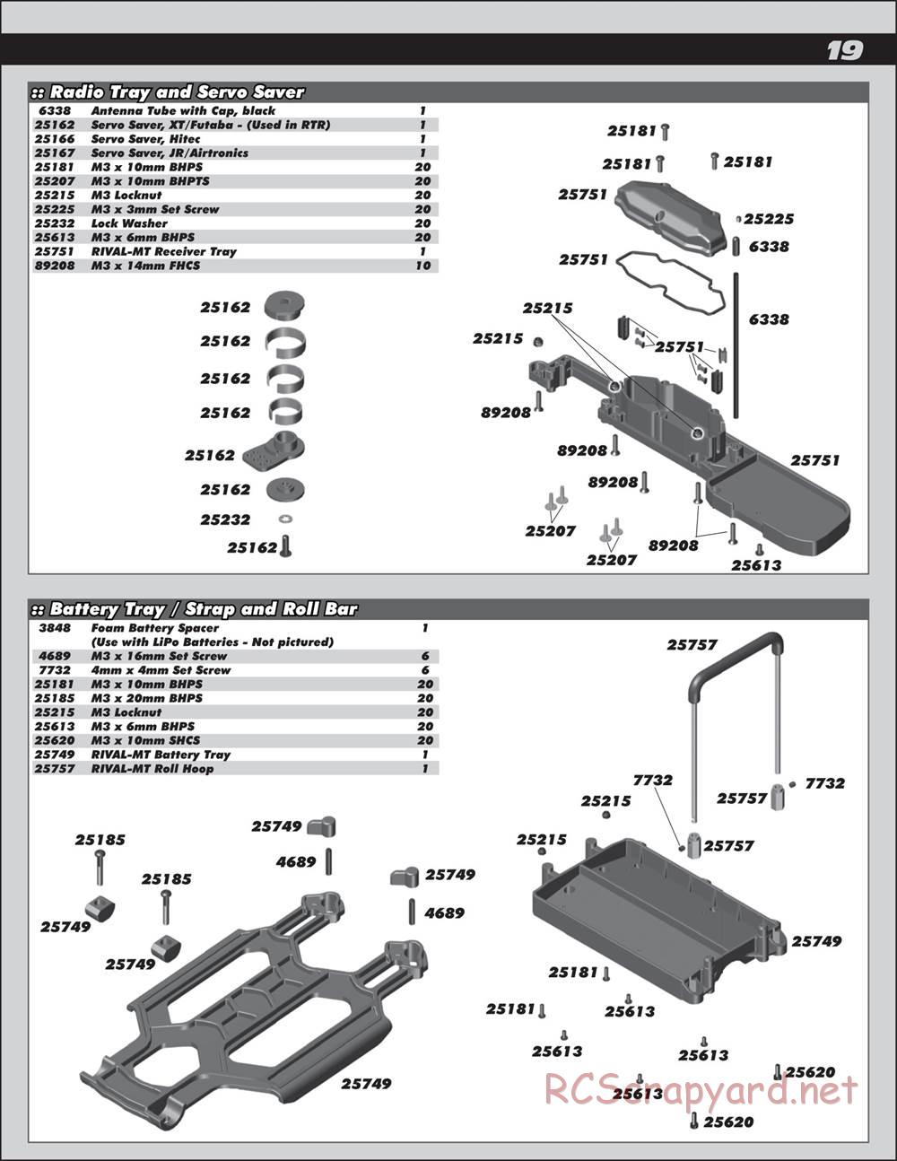 Team Associated - Rival MT - Manual - Page 19