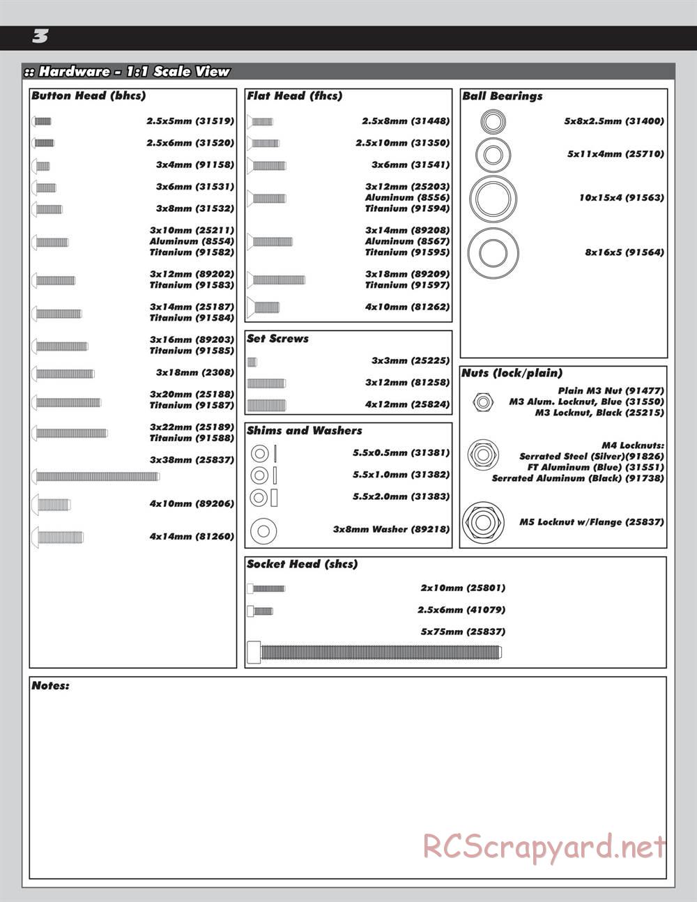 Team Associated - Rival MT10 - Manual - Page 3