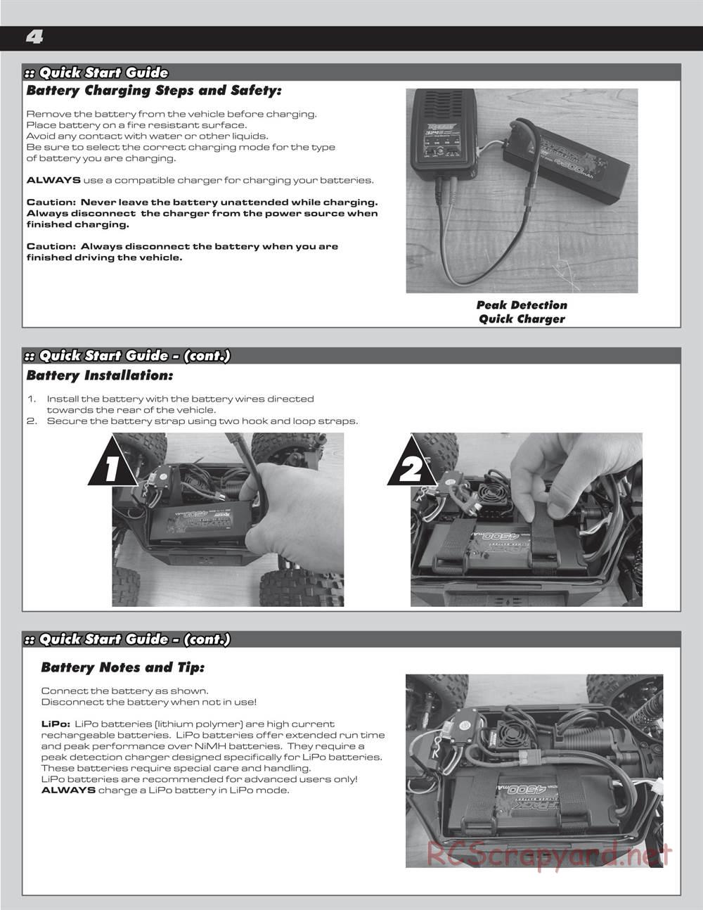 Team Associated - Rival MT10 - Manual - Page 4