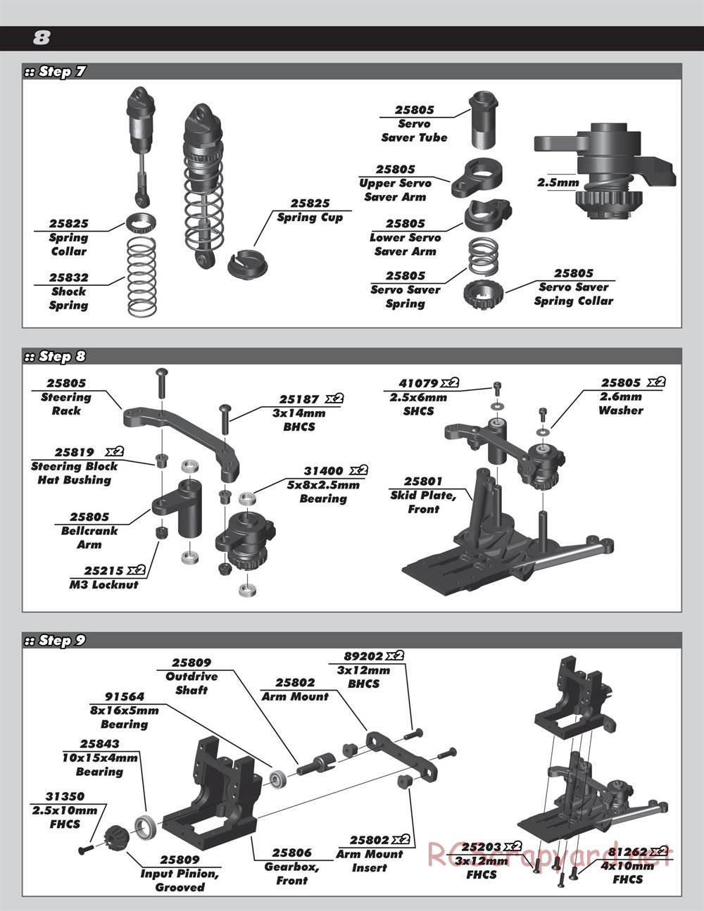 Team Associated - Rival MT10 - Manual - Page 8