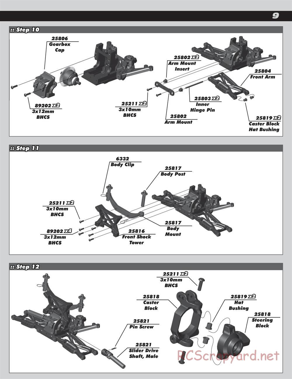 Team Associated - Rival MT10 - Manual - Page 9