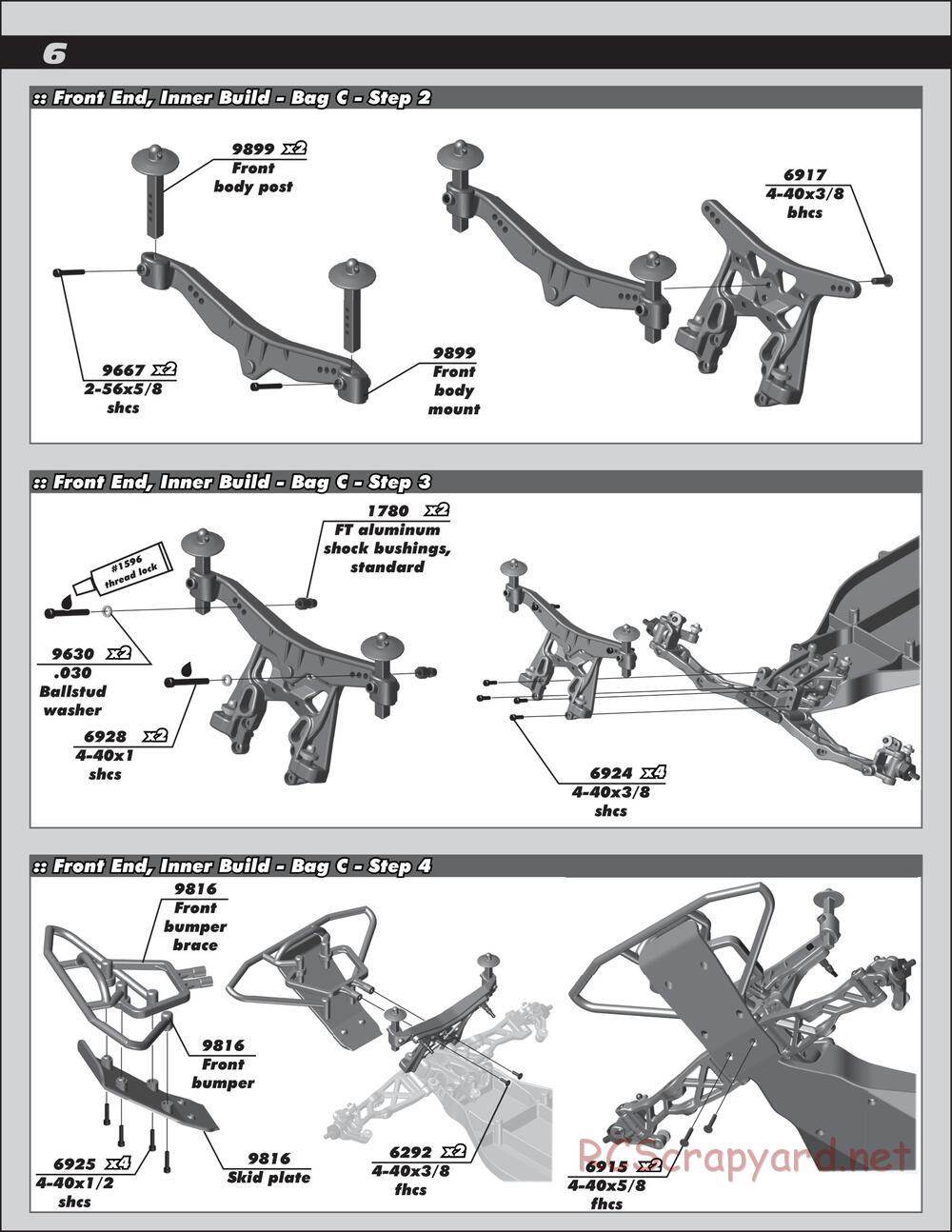 Team Associated - SC10.2 Factory Team - Manual - Page 6