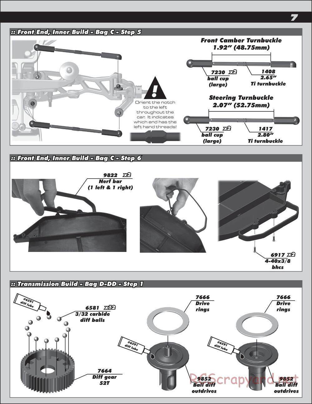Team Associated - SC10.2 Factory Team - Manual - Page 7