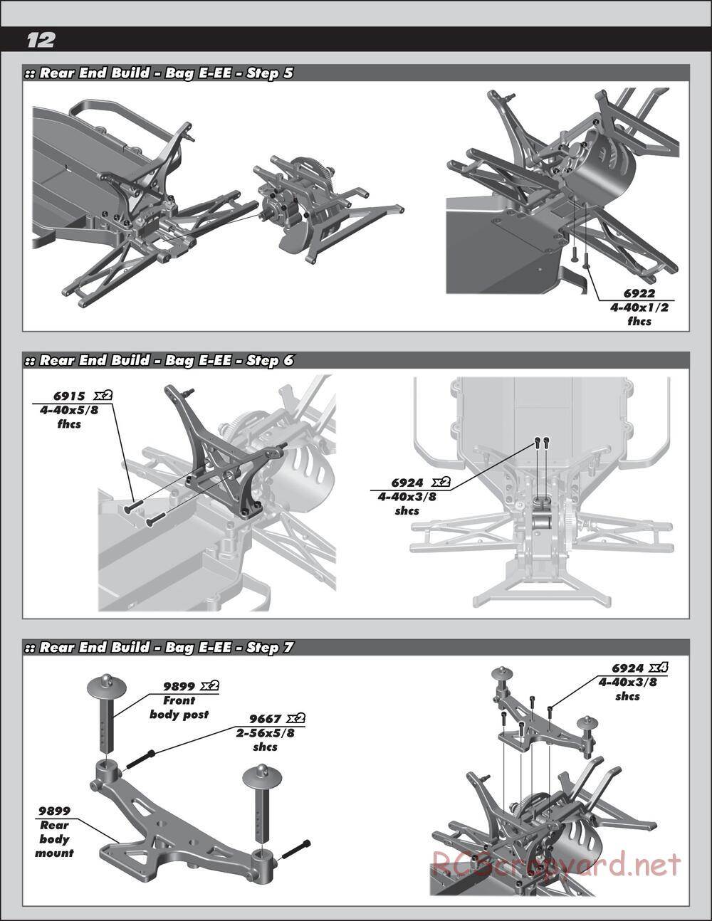 Team Associated - SC10.2 Factory Team - Manual - Page 12