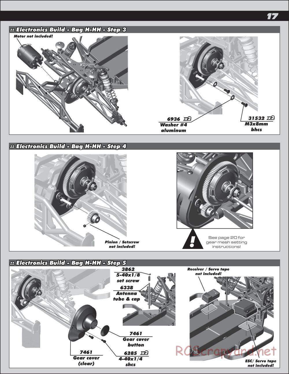 Team Associated - SC10.2 Factory Team - Manual - Page 17