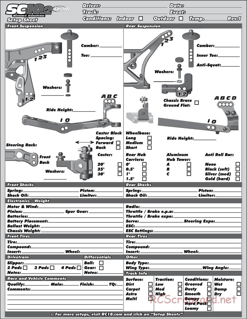 Team Associated - SC10.2 Factory Team - Manual - Page 37