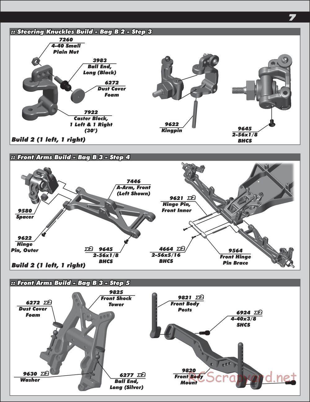 Team Associated - SC10.3 Lucas Oil - Manual - Page 7