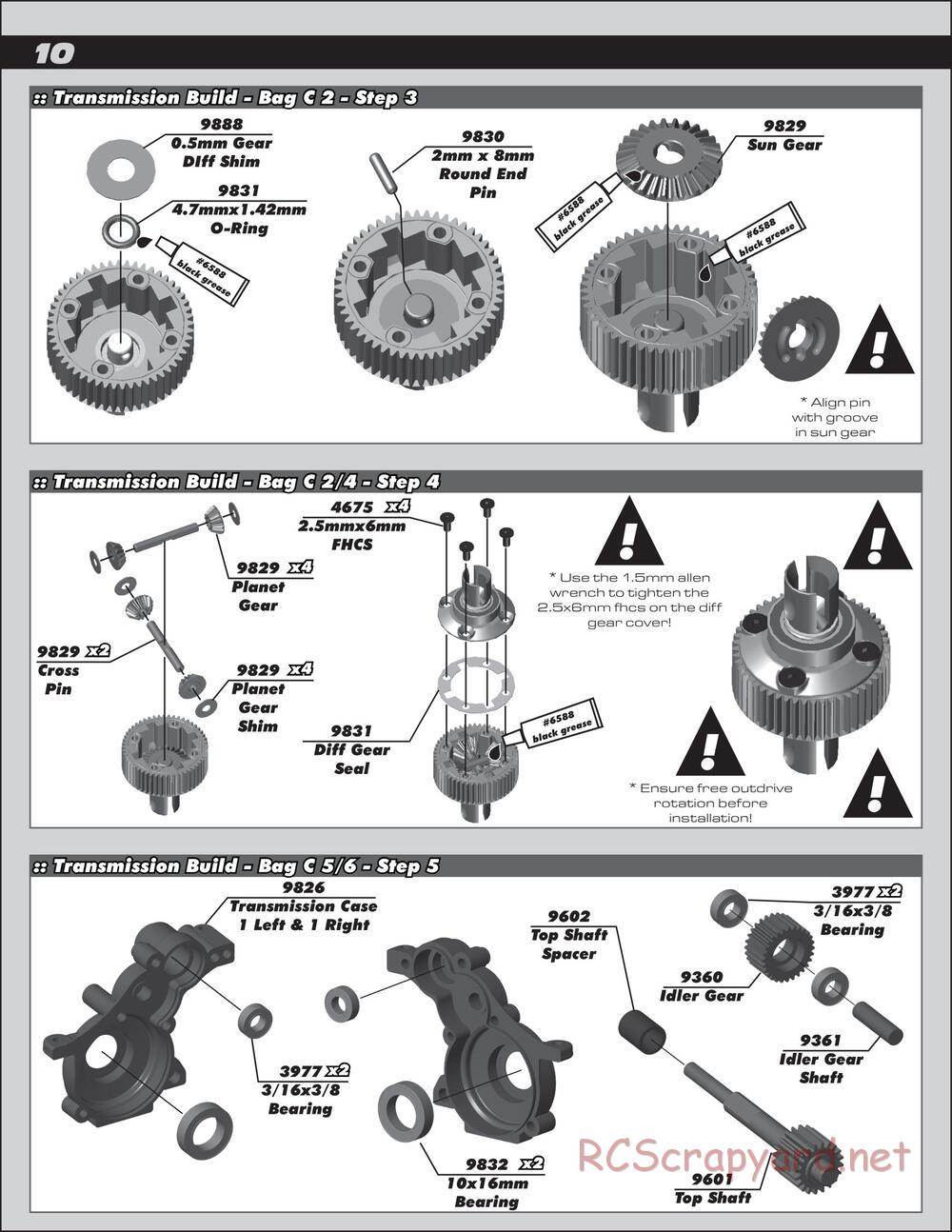 Team Associated - SC10.3 Lucas Oil - Manual - Page 10