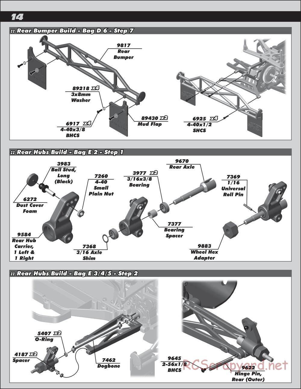 Team Associated - SC10.3 Lucas Oil - Manual - Page 14