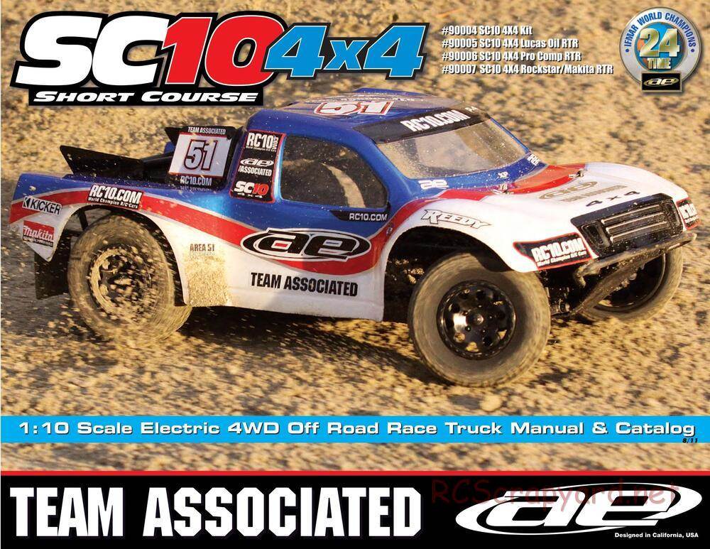 Team Associated - SC10 4x4 - Manual - Page 1