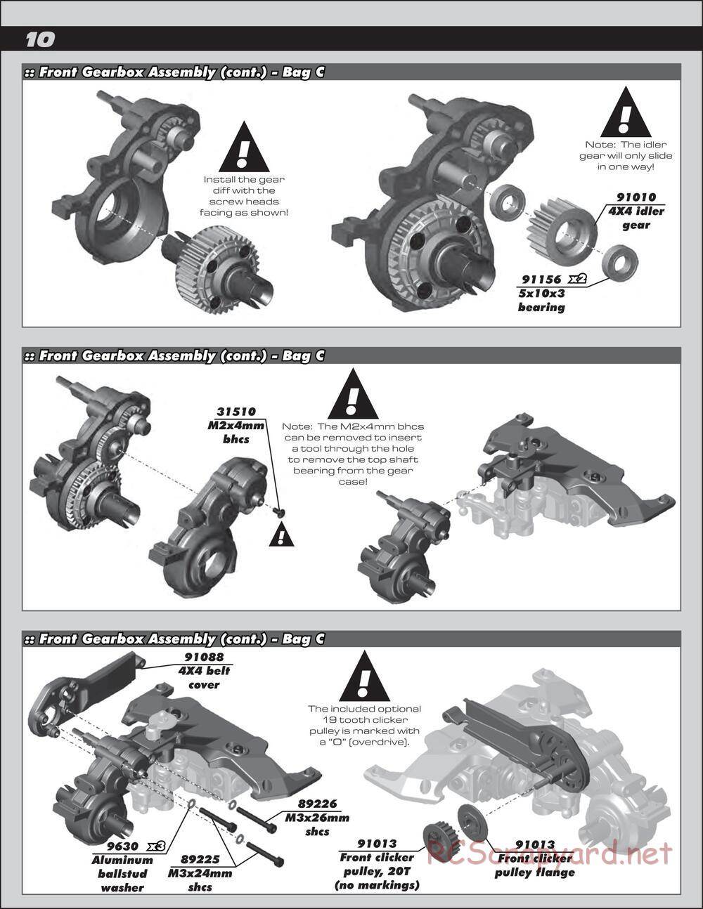 Team Associated - SC10 4x4 - Manual - Page 10