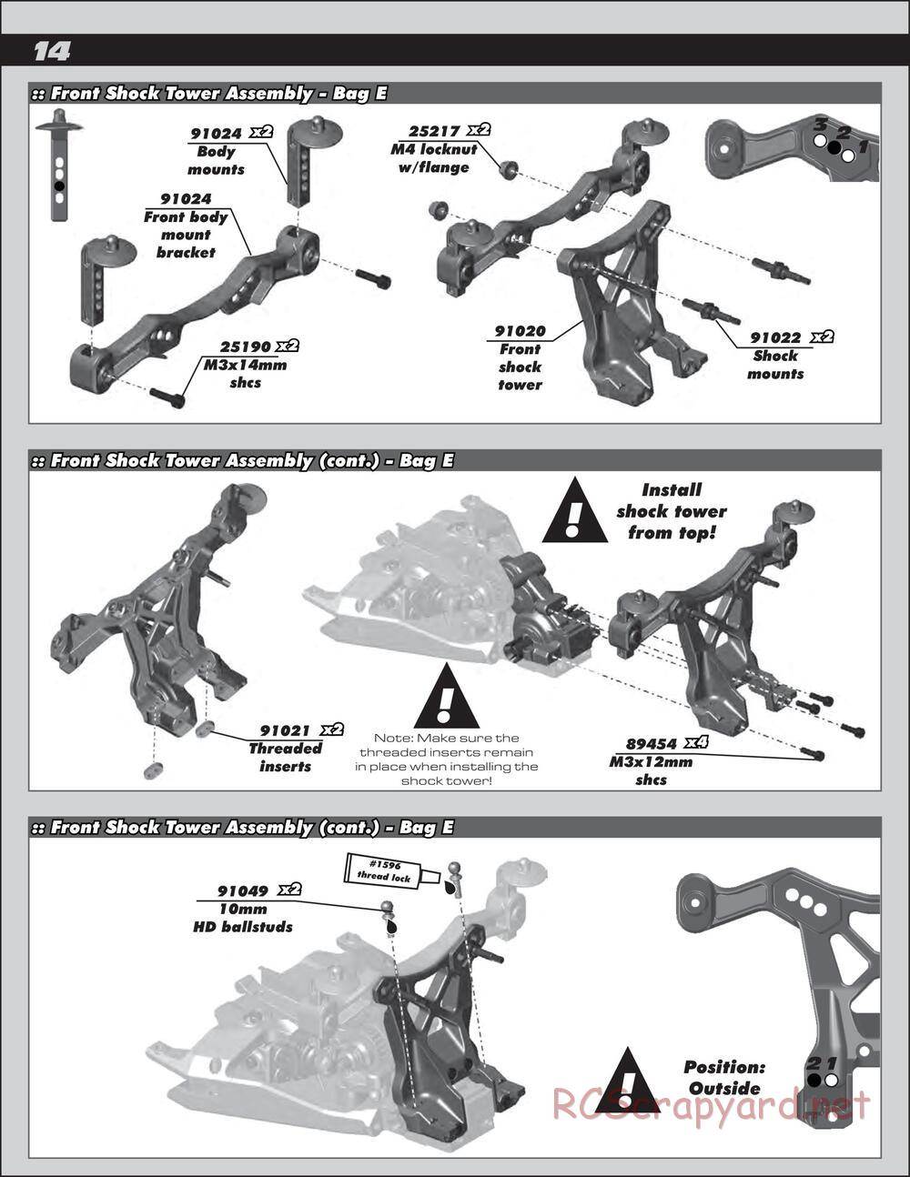 Team Associated - SC10 4x4 - Manual - Page 14