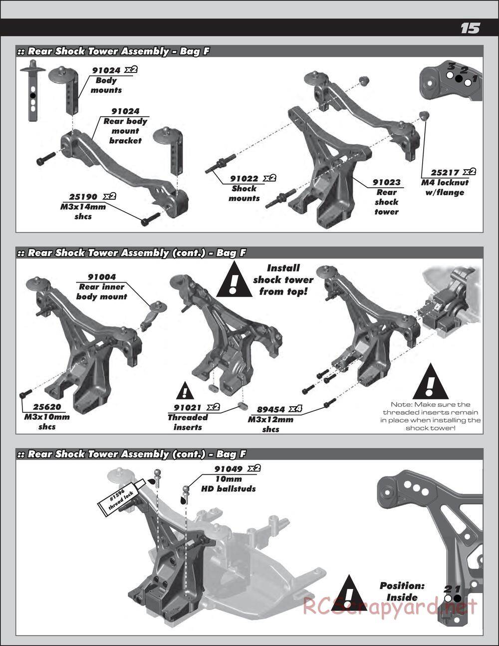 Team Associated - SC10 4x4 - Manual - Page 15