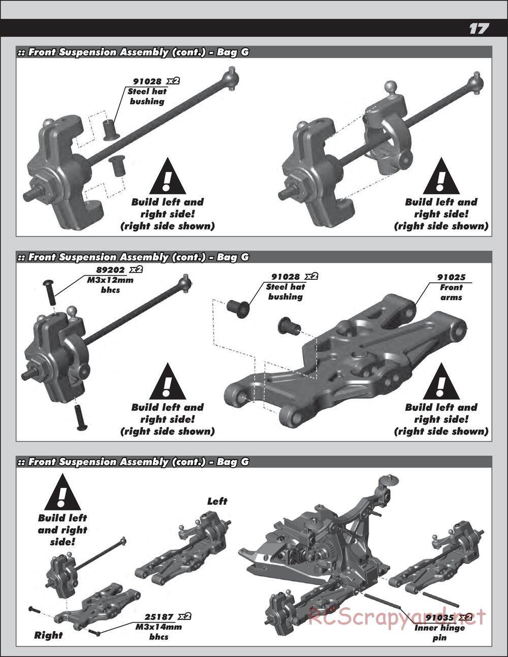 Team Associated - SC10 4x4 - Manual - Page 17