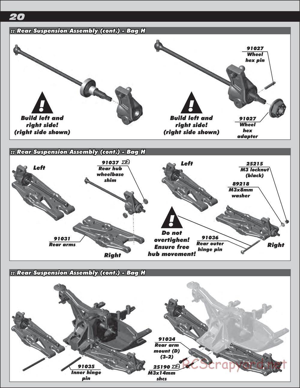 Team Associated - SC10 4x4 - Manual - Page 20