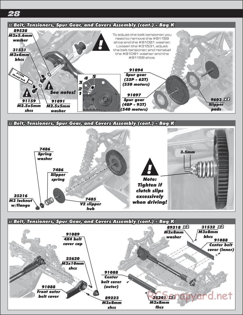 Team Associated - SC10 4x4 - Manual - Page 28