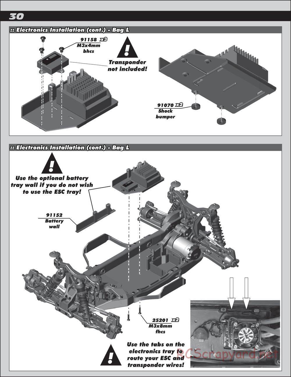 Team Associated - SC10 4x4 - Manual - Page 30