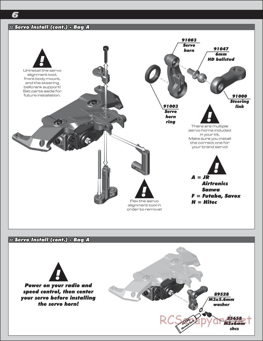 Team Associated - SC10 4x4 Factory Team - Manual - Page 6