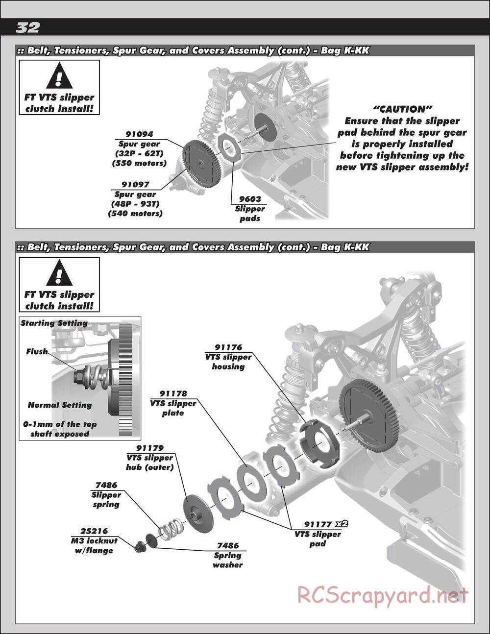 Team Associated - SC10 4x4 Factory Team - Manual - Page 32