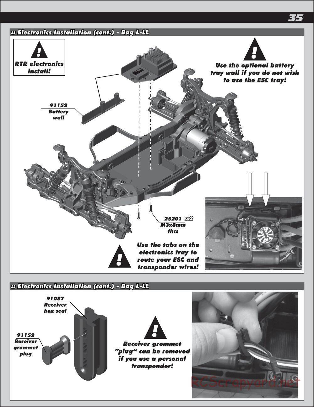 Team Associated - SC10 4x4 Factory Team - Manual - Page 35