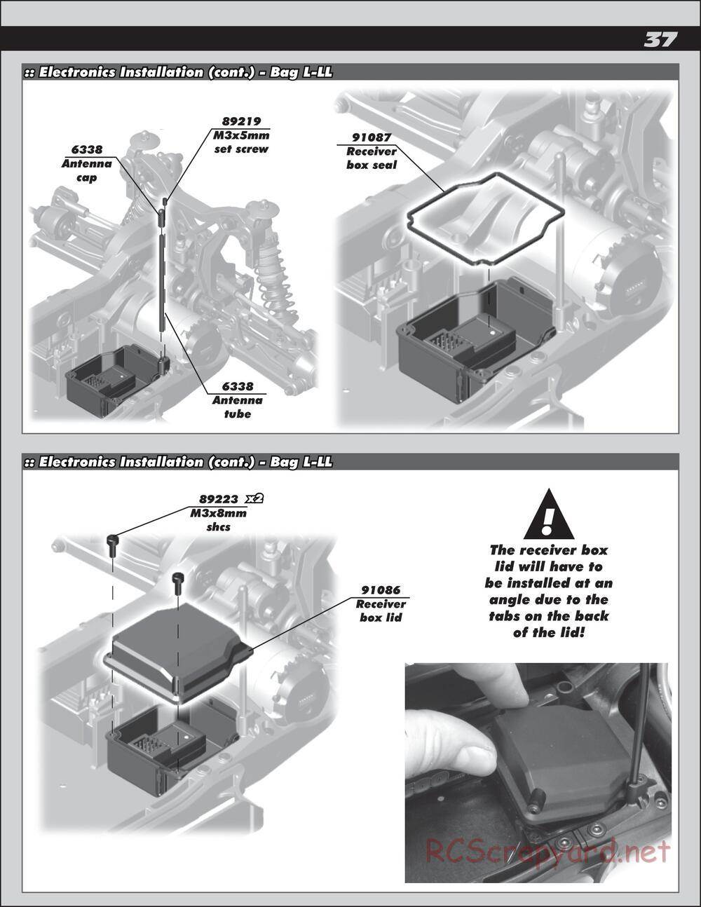 Team Associated - SC10 4x4 Factory Team - Manual - Page 37